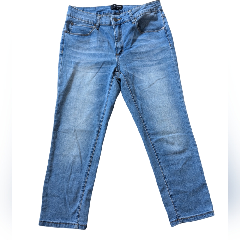 Tahari Mid-Rise Denim Capris Size 6/28